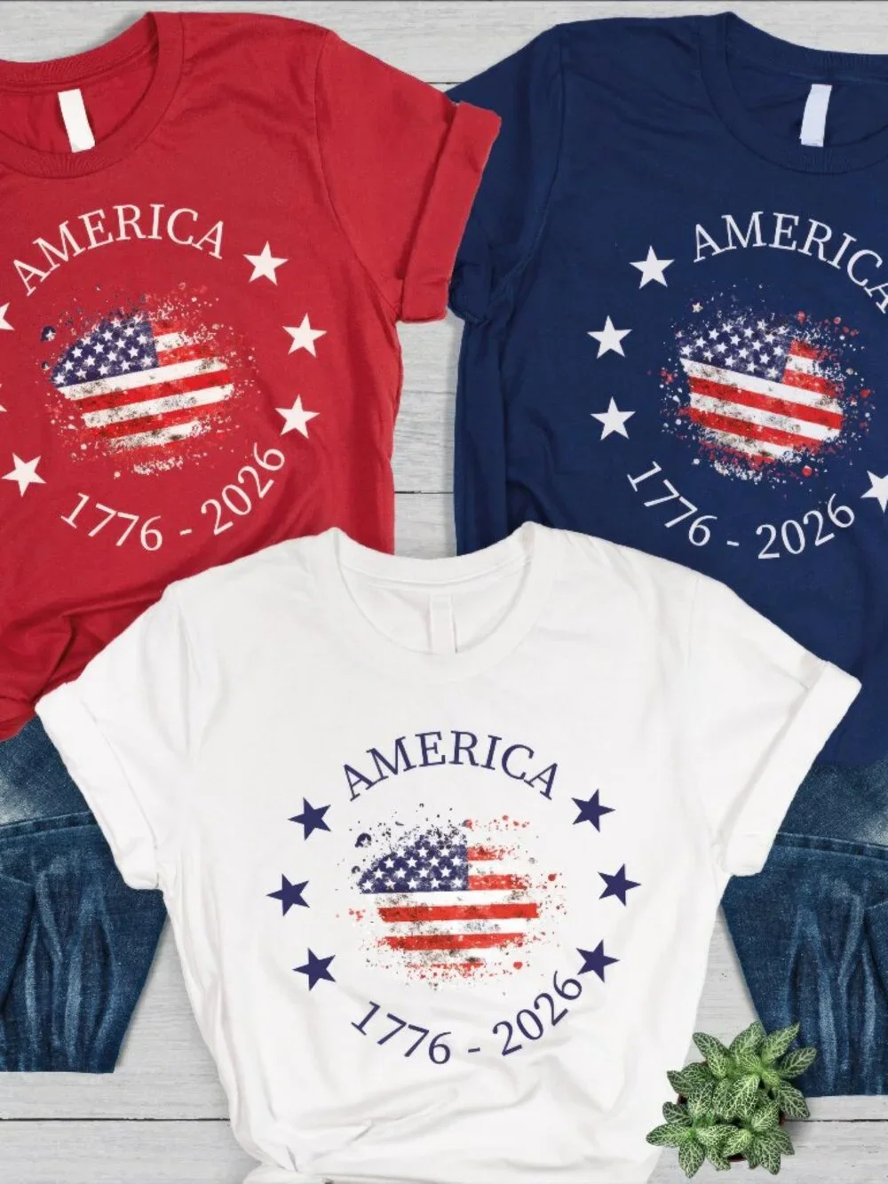America 250th Anniversary Shirt, Patriotic USA Flag Tee, Independence Day Gift - Picture 5 of 5